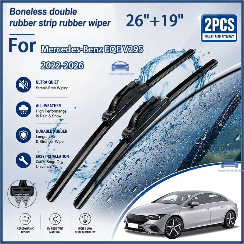Front Wiper Blades For 22-26 Windshield Windscreen Clean Window Rain Brushes 26"+19" Modification parts
Front Wiper Blades For 22-26 Windshield Windscreen Clean Window Rain Brushes 26"+19" Modification parts