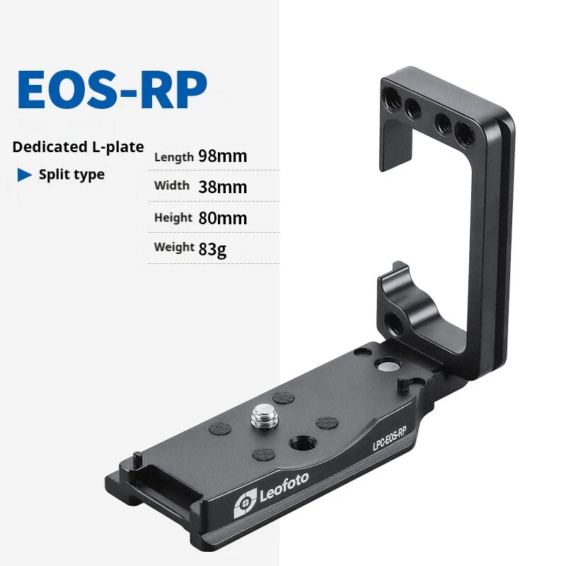 Leofoto LPC-RP: L-образная быстросъемная пластина, разработанная специально для Canon EOS-RP, соответствующая стандарту Yagea-Aka.
Leofoto LPC-RP: L-образная быстросъемная пластина, разработанная специально для Canon EOS-RP, соответствующая стандарту Yagea-Aka.