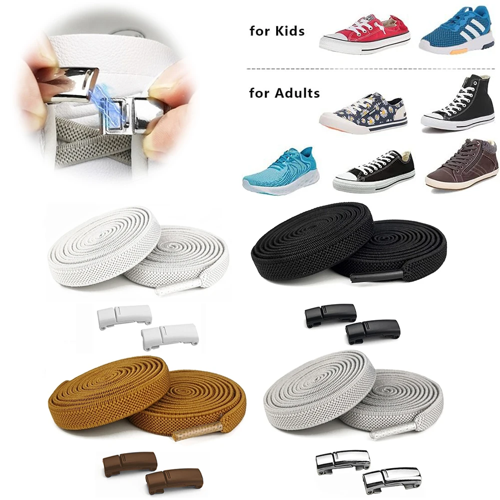 2024 Magnetic Lock Shoelaces Without Ties Flat Elastic Laces Sneakers Boots No Tie Shoelace Rubber Bands for Shoes Accessories
2024 Magnetic Lock Shoelaces Without Ties Flat Elastic Laces Sneakers Boots No Tie Shoelace Rubber Bands for Shoes Accessories
