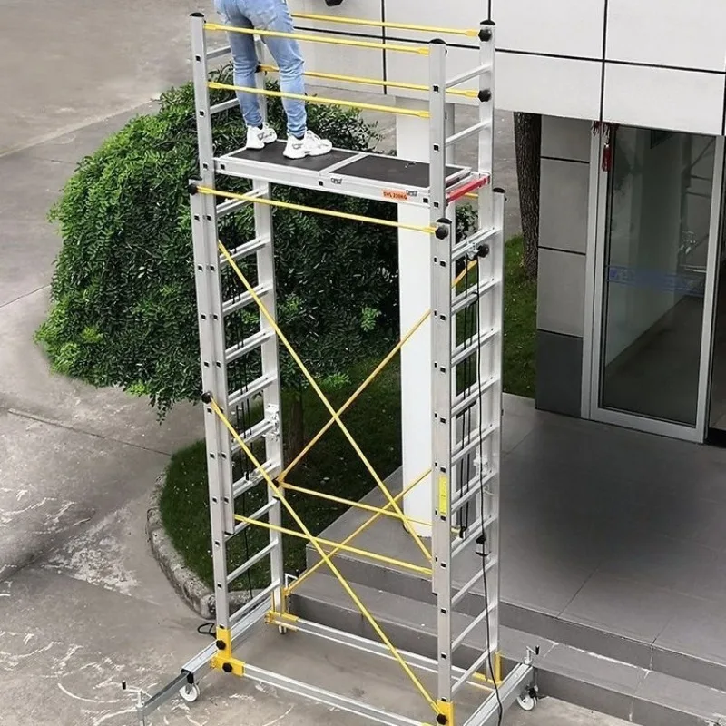 Aluminum Mobile Portable with Wheel Engineering Ladder Platform Adjustable Height Construction Scaffolding
Aluminum Mobile Portable with Wheel Engineering Ladder Platform Adjustable Height Construction Scaffolding