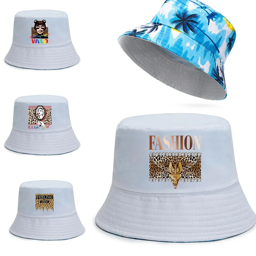 Fashion Cotton Fisherman Hat Funny Leopard Printed Bucket Hats Reversible Hawaii Caps Men Casual Panama Cap Women Beach Sun Hats
Fashion Cotton Fisherman Hat Funny Leopard Printed Bucket Hats Reversible Hawaii Caps Men Casual Panama Cap Women Beach Sun Hats