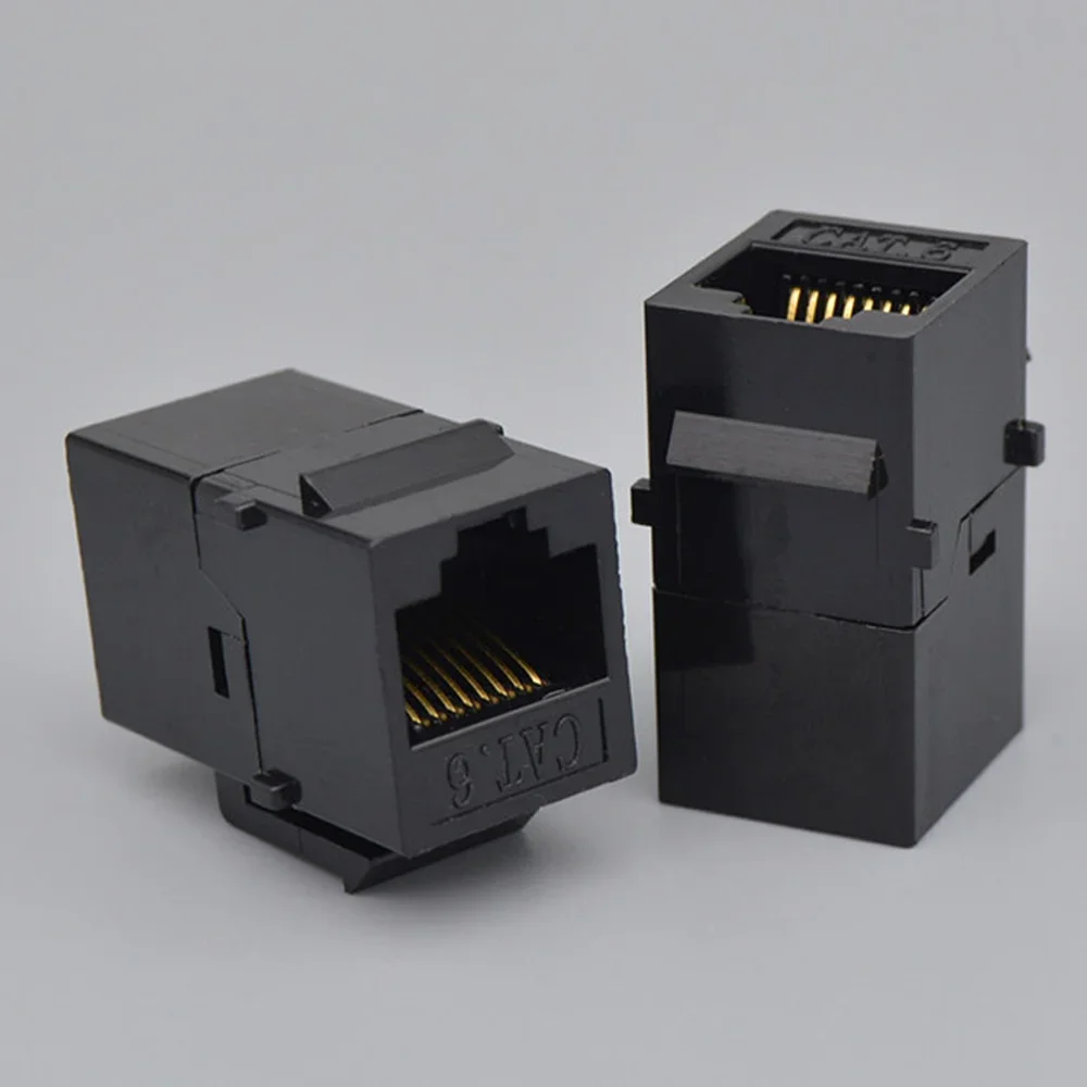 CAT6 Ethernet Network Connector Network Straight-through Head Cable Connector Computer Dual-pass Network Cable Extension Socket
CAT6 Ethernet Network Connector Network Straight-through Head Cable Connector Computer Dual-pass Network Cable Extension Socket