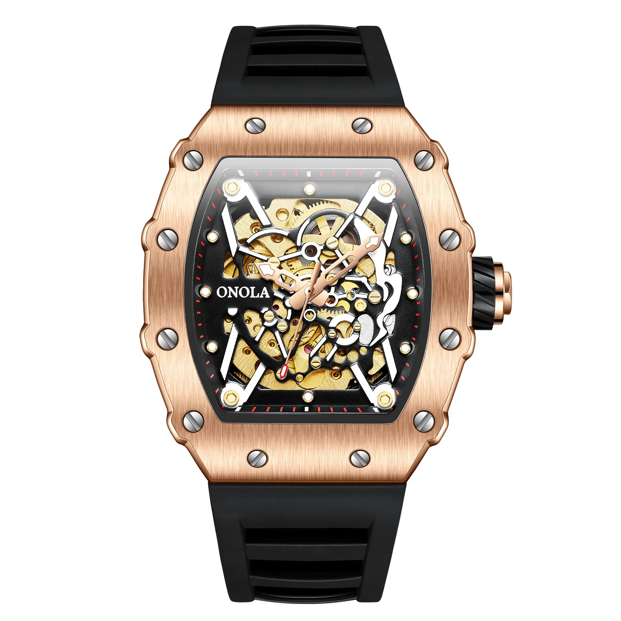 ONOLA New Watch For Men Fashion Business Wristwatch Automatic Square Hollow Casual Luxury Waterproof Mechanic Watches
ONOLA New Watch For Men Fashion Business Wristwatch Automatic Square Hollow Casual Luxury Waterproof Mechanic Watches