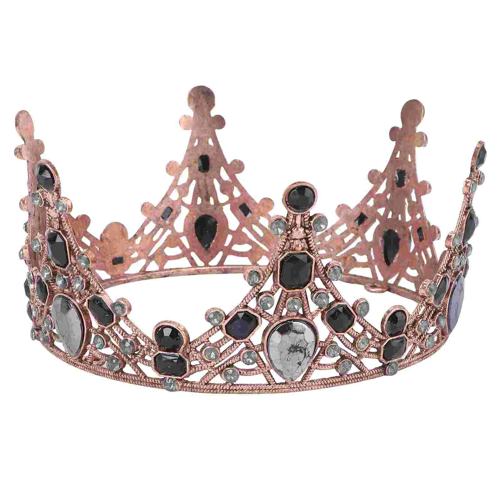 1PC Retro Baroque Tiara Crowns Large Round Rhinestone Crown Jewelry Hair Accessories for Wedding Party
1PC Retro Baroque Tiara Crowns Large Round Rhinestone Crown Jewelry Hair Accessories for Wedding Party