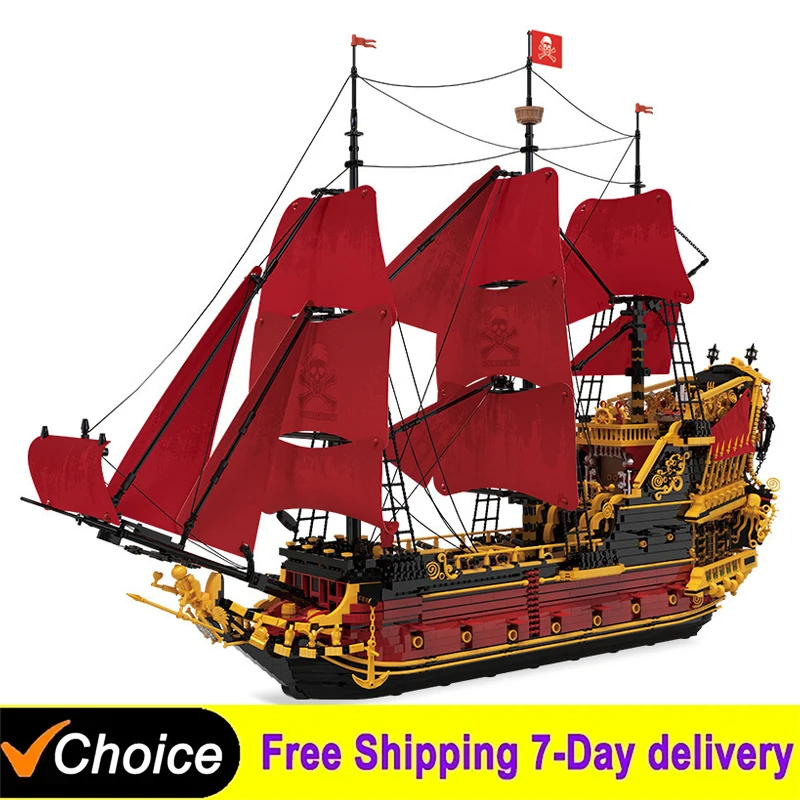 5666Pcs Reobrix 66049 Queen Anne of the Caribbean Revenge Pirate Ship Building Blocks Sailboat Model Assembly Toy Boy Gifts
5666Pcs Reobrix 66049 Queen Anne of the Caribbean Revenge Pirate Ship Building Blocks Sailboat Model Assembly Toy Boy Gifts
