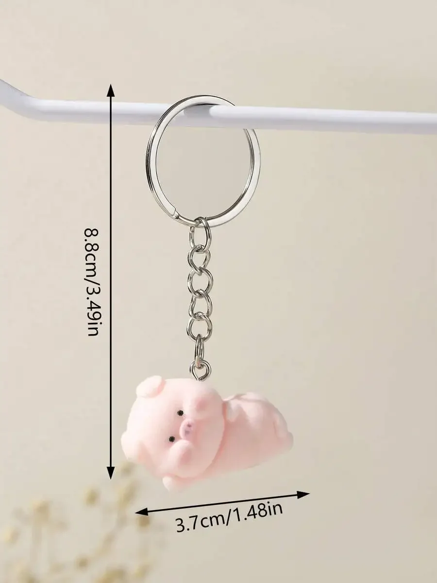 Cute 3D Pig Keychain Pendant For Bag Car Decoration Adult Gift
Cute 3D Pig Keychain Pendant For Bag Car Decoration Adult Gift
