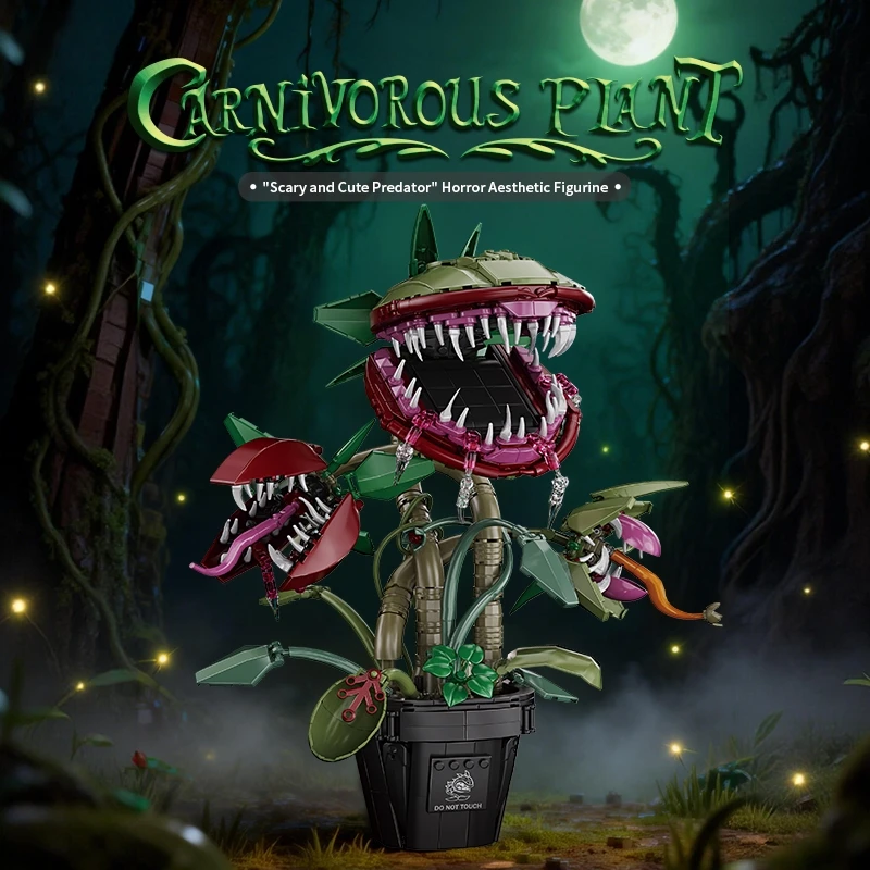 Carnivorous plant potted plant building block set, flower series building block model, suitable for gifting and collection.
Carnivorous plant potted plant building block set, flower series building block model, suitable for gifting and collection.