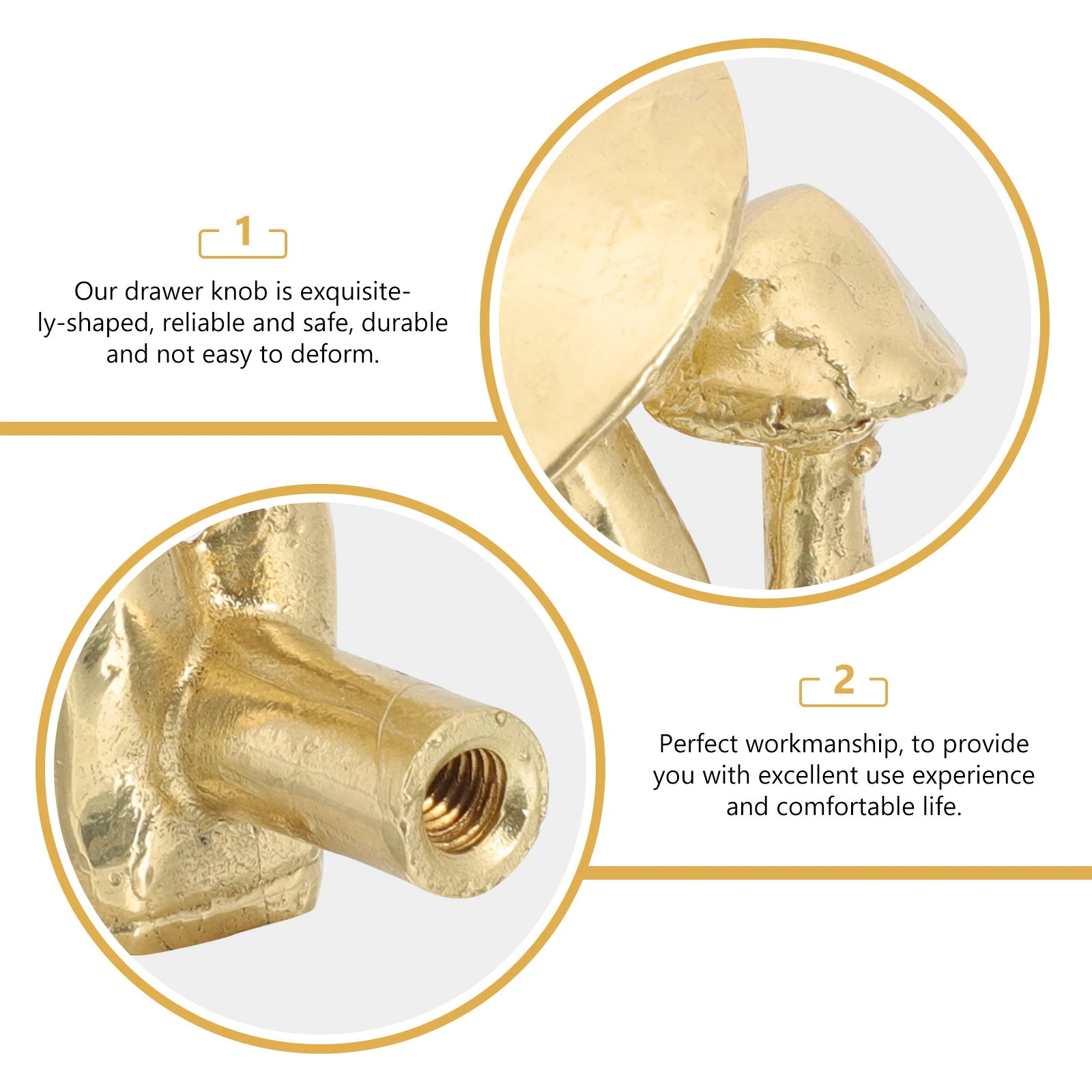 Brass Handle Drawer Pull Mushroom Shape for Cabinets Wardrobes Cupboards Furniture Knobs Vintage Metal Hardware
Brass Handle Drawer Pull Mushroom Shape for Cabinets Wardrobes Cupboards Furniture Knobs Vintage Metal Hardware