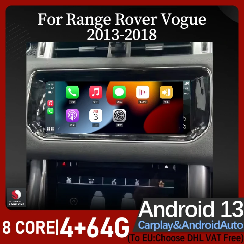 Snapdragon GPS Navigation Android 13 Car Radio Multimedia Player For Land Rover Vogue L405 2013 - 2018 Wireless Carplay Auto
Snapdragon GPS Navigation Android 13 Car Radio Multimedia Player For Land Rover Vogue L405 2013 - 2018 Wireless Carplay Auto