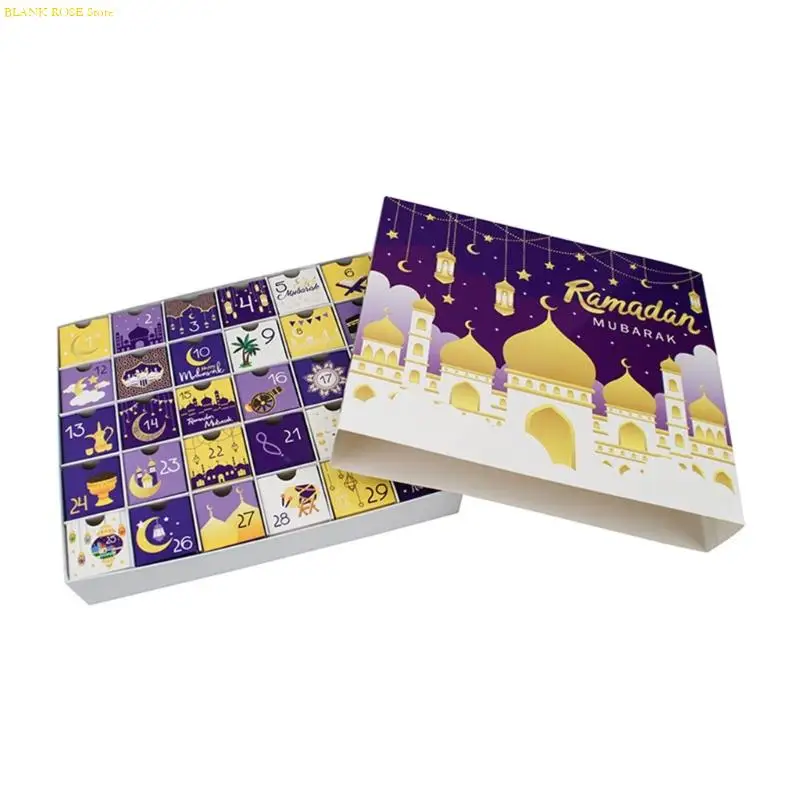 NEW Elegant Islamic Art Ramadans Countdowns Calendar With 30 Fillable Gifts Boxes
NEW Elegant Islamic Art Ramadans Countdowns Calendar With 30 Fillable Gifts Boxes