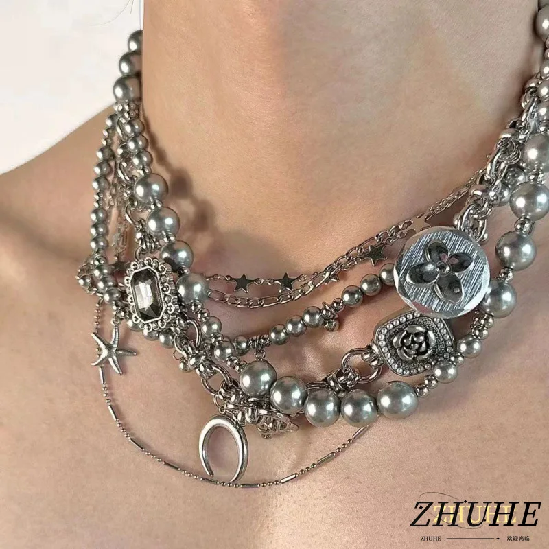 ZHUHE The Crescent-shaped Collarbone Chain In Cyberpunk Style Is A Jewelry Accessory For Men And Women As A Party Gift
ZHUHE The Crescent-shaped Collarbone Chain In Cyberpunk Style Is A Jewelry Accessory For Men And Women As A Party Gift