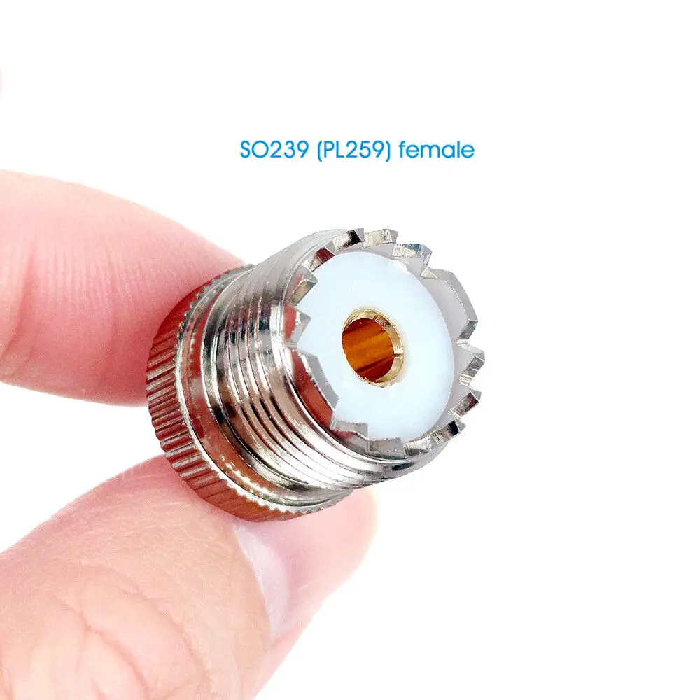 Коннектор UHF-SMA SO239 PL259 UHF, гнездо SMA, RF коаксиальный кабель для BAOFENG
Коннектор UHF-SMA SO239 PL259 UHF, гнездо SMA, RF коаксиальный кабель для BAOFENG