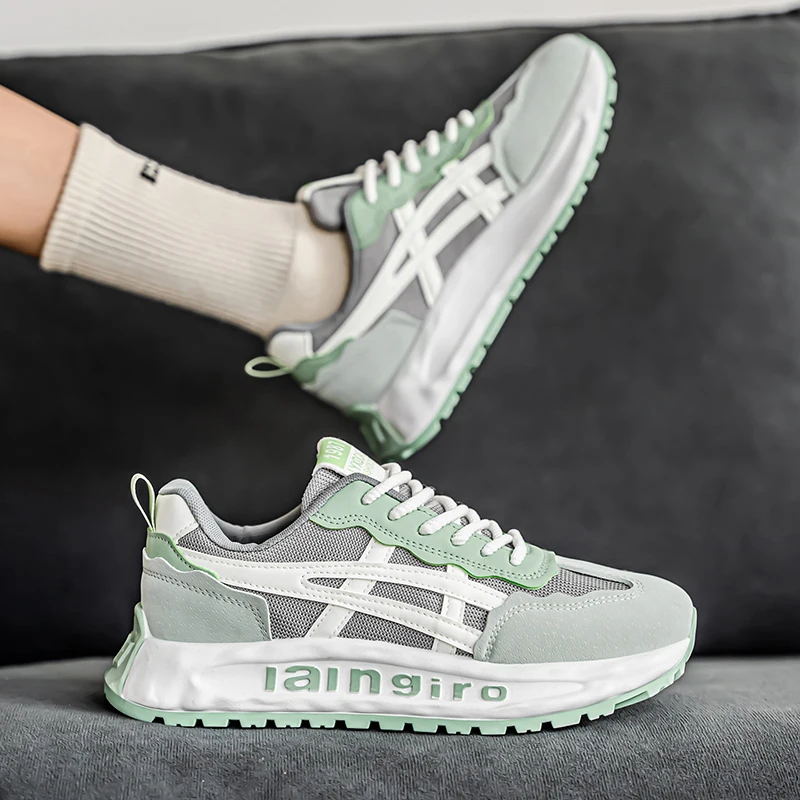 Новинка 2025, мужские дышащие мужские туфли с сеткой, простая повседневная обувь, популярная удобная спортивная обувь на толстой подошве, увеличивающая рост
Новинка 2025, мужские дышащие мужские туфли с сеткой, простая повседневная обувь, популярная удобная спортивная обувь на толстой подошве, увеличивающая рост