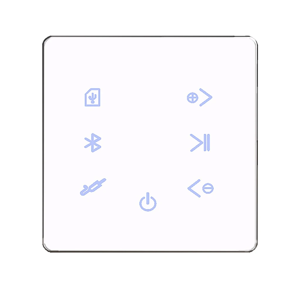 Bluetooth Amplifier in Wall USB SD Card Music Panel Smart Home Background Audio System Stereo Hotel Restaurant(White)
Bluetooth Amplifier in Wall USB SD Card Music Panel Smart Home Background Audio System Stereo Hotel Restaurant(White)