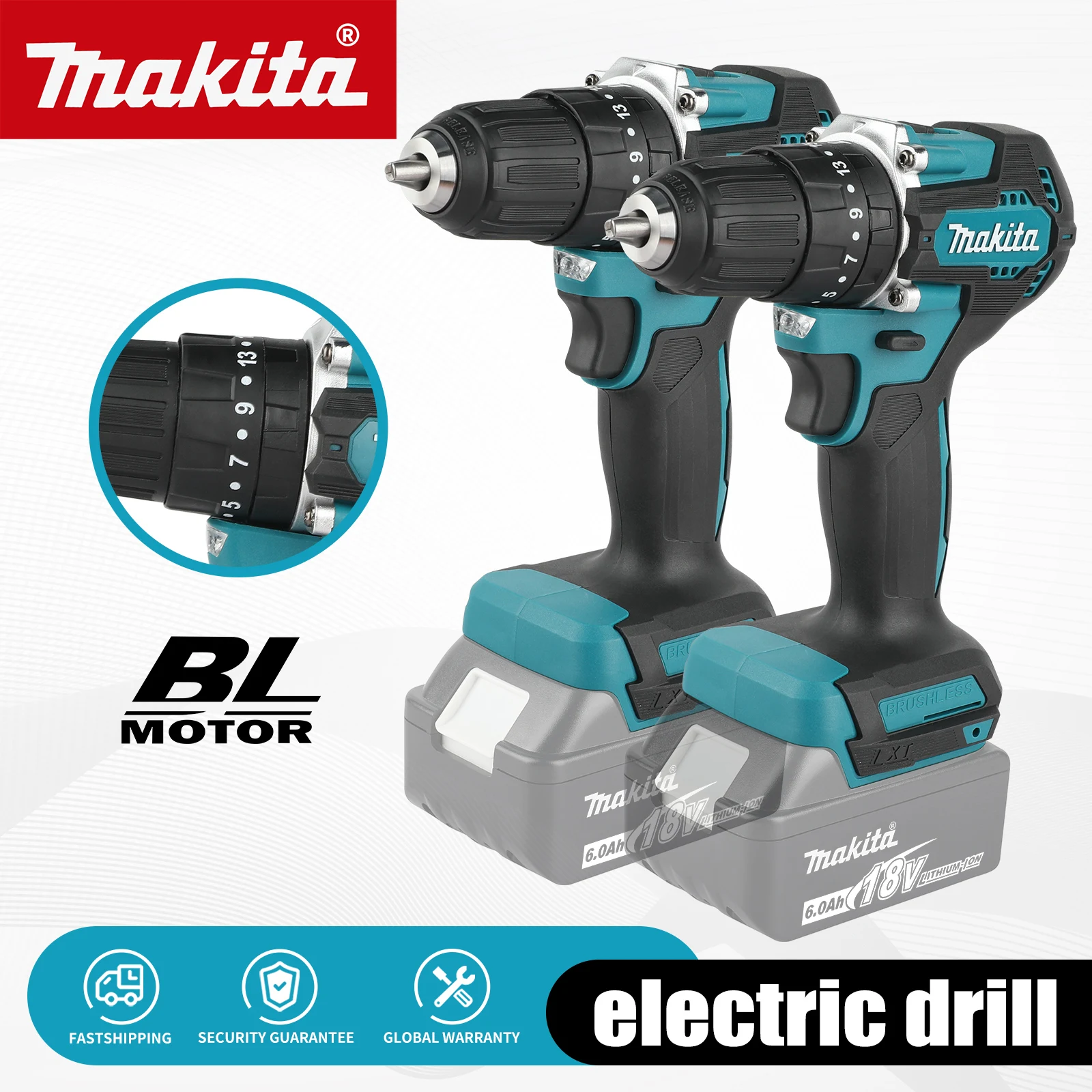 NEW 2026 Makita DDF487 18V Brushless Cordless Drill,40Nm Torque,10mm Chuck,Shock Absorbing Handle For Easy Operation
NEW 2026 Makita DDF487 18V Brushless Cordless Drill,40Nm Torque,10mm Chuck,Shock Absorbing Handle For Easy Operation
