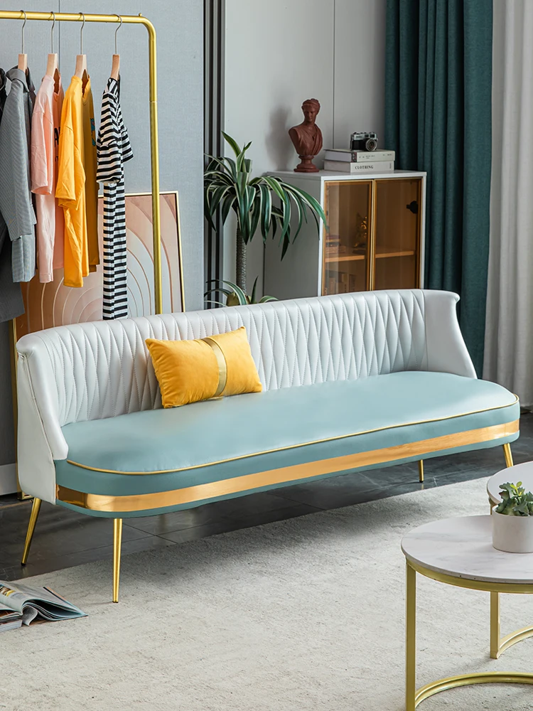 Sofa Small Apartment Light Luxury Living Room Simple Double Three-Person Small Sofa
Sofa Small Apartment Light Luxury Living Room Simple Double Three-Person Small Sofa