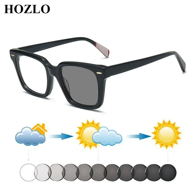 Europe America Women Acetate Photochromic Myopia Sunglasses Large Square Rivets Men Shortsighted Spectacles Shades Dark Glasses
Europe America Women Acetate Photochromic Myopia Sunglasses Large Square Rivets Men Shortsighted Spectacles Shades Dark Glasses