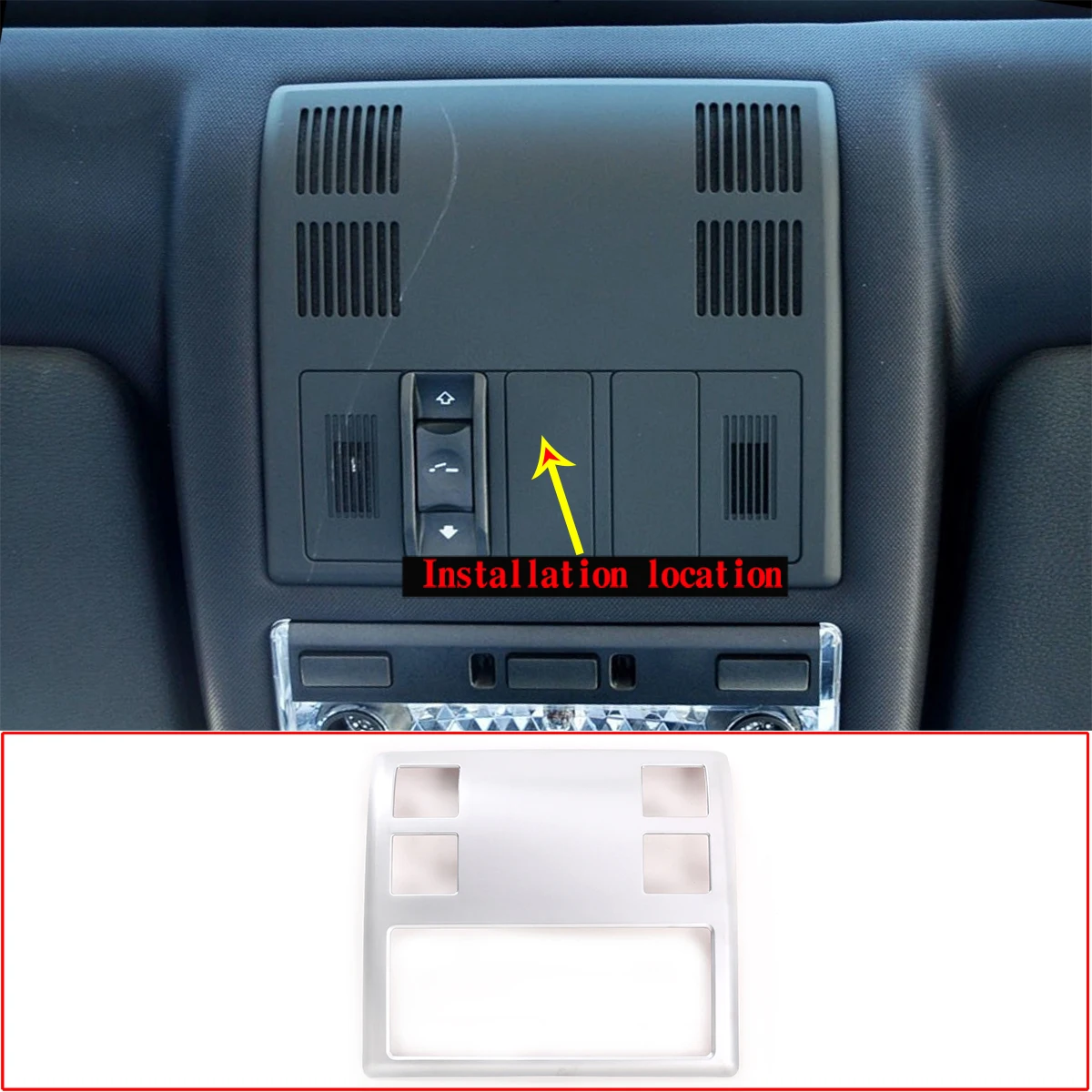 For BMW X3 E83 2003-2010 ABS Silver Car Front Reading Lamp Frame Decoration Sticker Car Interior Accessories
For BMW X3 E83 2003-2010 ABS Silver Car Front Reading Lamp Frame Decoration Sticker Car Interior Accessories