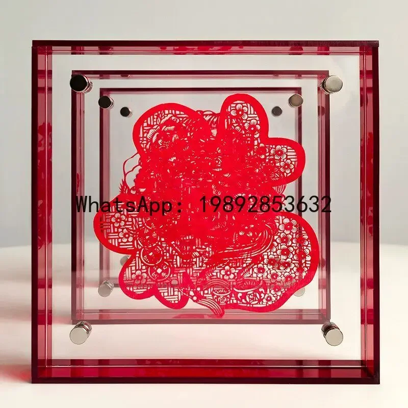 x15 national style red festive paper-cut photo frame Year of the Horse New Year acrylic decorative pendant
x15 national style red festive paper-cut photo frame Year of the Horse New Year acrylic decorative pendant