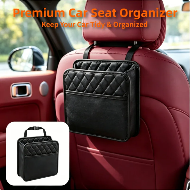 2Pcs Leather Car Seat Back Storage Organizer Universal Multi-Pocket Waterproof with Cup Tissue Garbage Holder
2Pcs Leather Car Seat Back Storage Organizer Universal Multi-Pocket Waterproof with Cup Tissue Garbage Holder