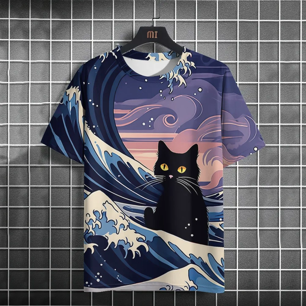Cartoon Anime Cat 3d Print T-Shirt 2025 T-Shirt Men Women Retro Men's T-Shirt Street Short Sleeved Casual Fashion Clothing Top
Cartoon Anime Cat 3d Print T-Shirt 2025 T-Shirt Men Women Retro Men's T-Shirt Street Short Sleeved Casual Fashion Clothing Top