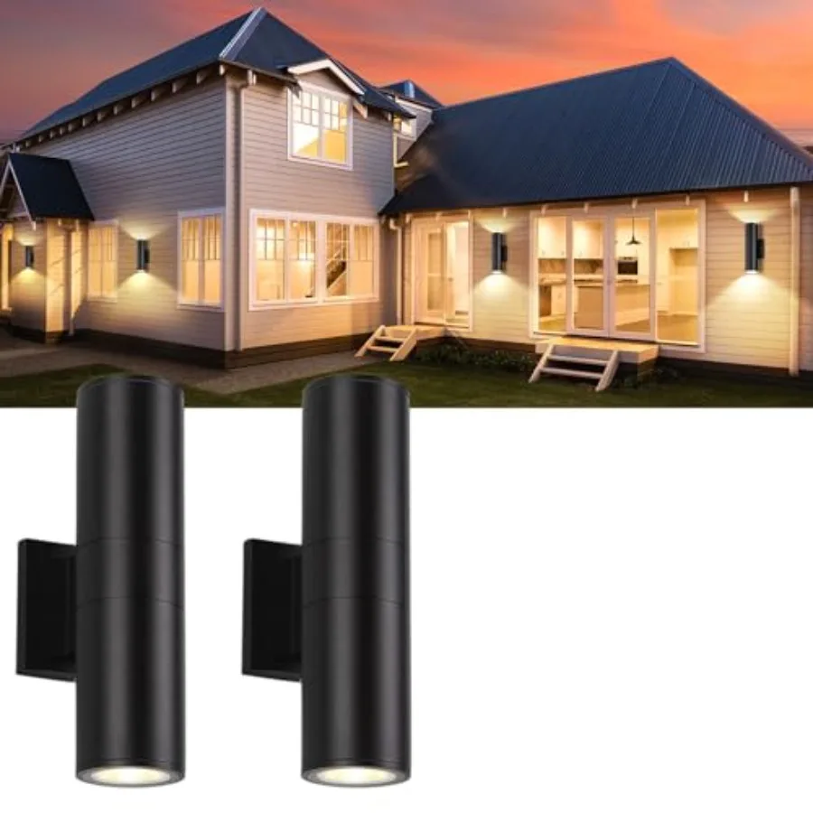 2Pack 14inch LED Square Up and Down Wall Lights, 14W Outdoor Wall Light 4000K Day White Aluminum Body Waterproof IP65 LED Exter
2Pack 14inch LED Square Up and Down Wall Lights, 14W Outdoor Wall Light 4000K Day White Aluminum Body Waterproof IP65 LED Exter