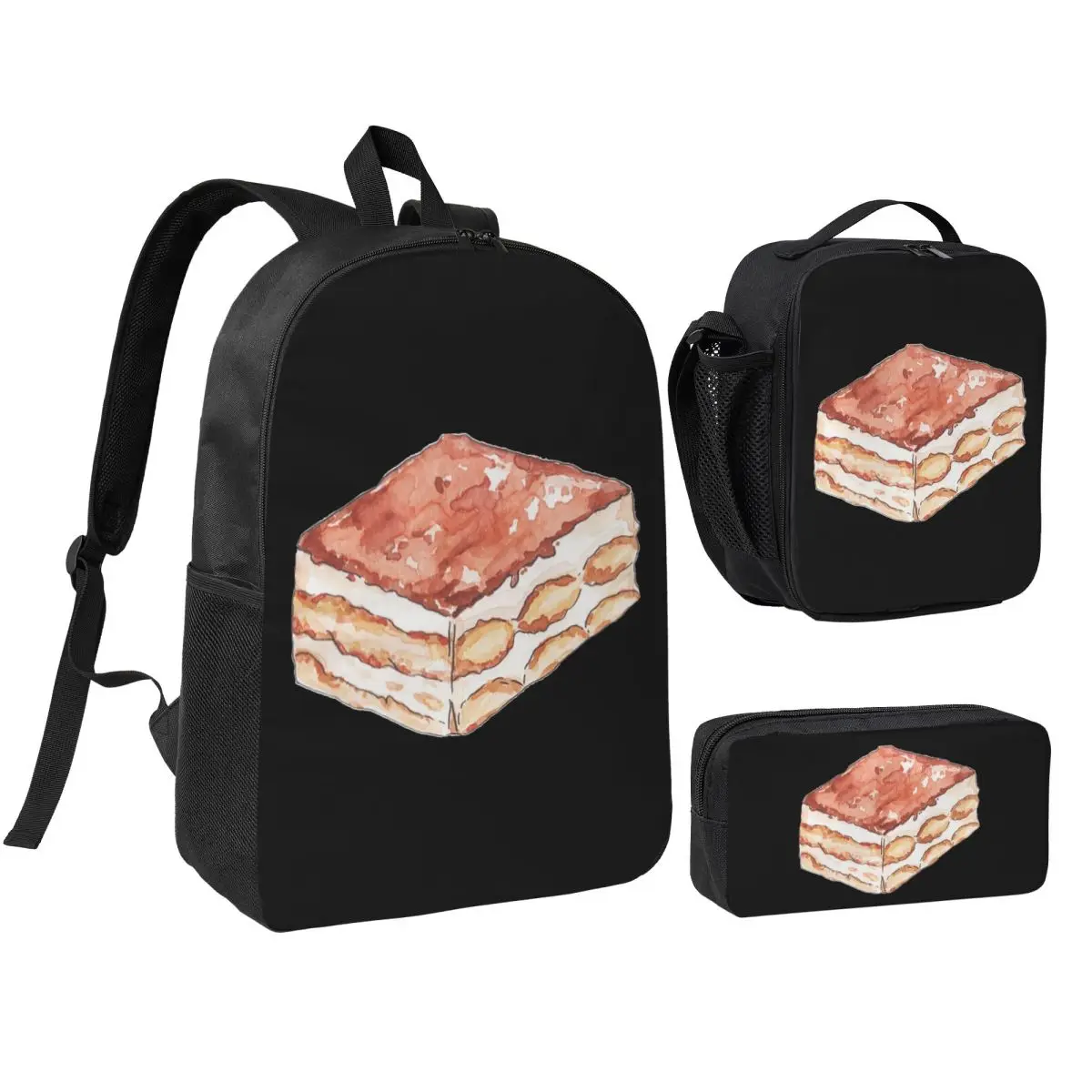 Tiramisu Backpack Student BookBag School Bag Shoulder Bags 3ps Insulated Lunch Bag Pencil Case
Tiramisu Backpack Student BookBag School Bag Shoulder Bags 3ps Insulated Lunch Bag Pencil Case