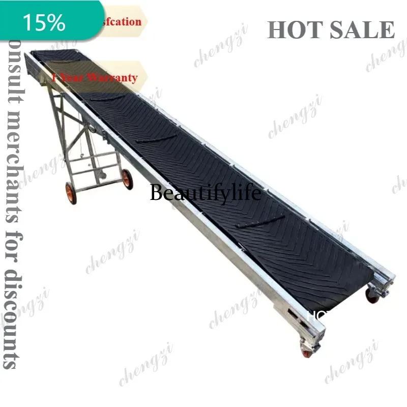 A172 Small folding lifting conveyor belt with loading and unloading anti-skid conveyor belt
A172 Small folding lifting conveyor belt with loading and unloading anti-skid conveyor belt