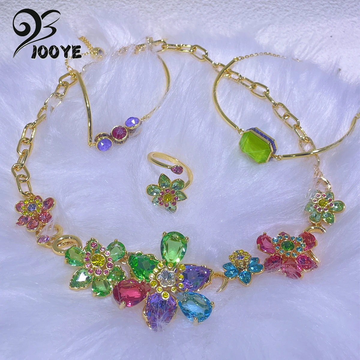 Original 2025 New Trend Fine Jewelry Sets Charm Luxury Colorful Flower Crystal Fashion Necklace Earrings Romantic Gift for Women
Original 2025 New Trend Fine Jewelry Sets Charm Luxury Colorful Flower Crystal Fashion Necklace Earrings Romantic Gift for Women