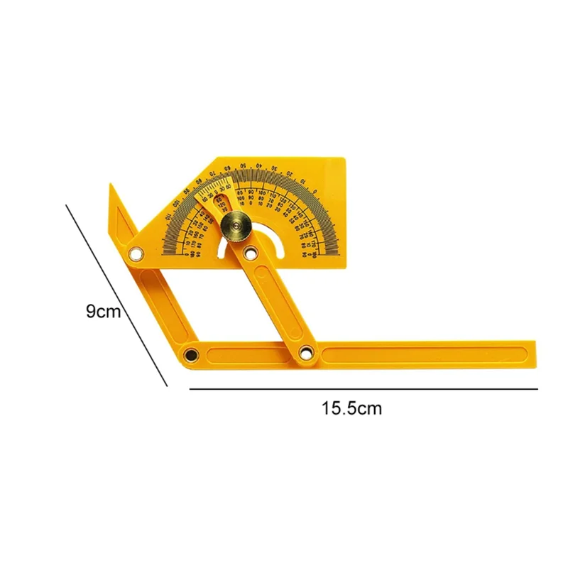 Portable 1PC 0° To 180° Plastic Protractor For Precise Measure Inner/Outer Angle Woodworking Measurement Tools
Portable 1PC 0° To 180° Plastic Protractor For Precise Measure Inner/Outer Angle Woodworking Measurement Tools