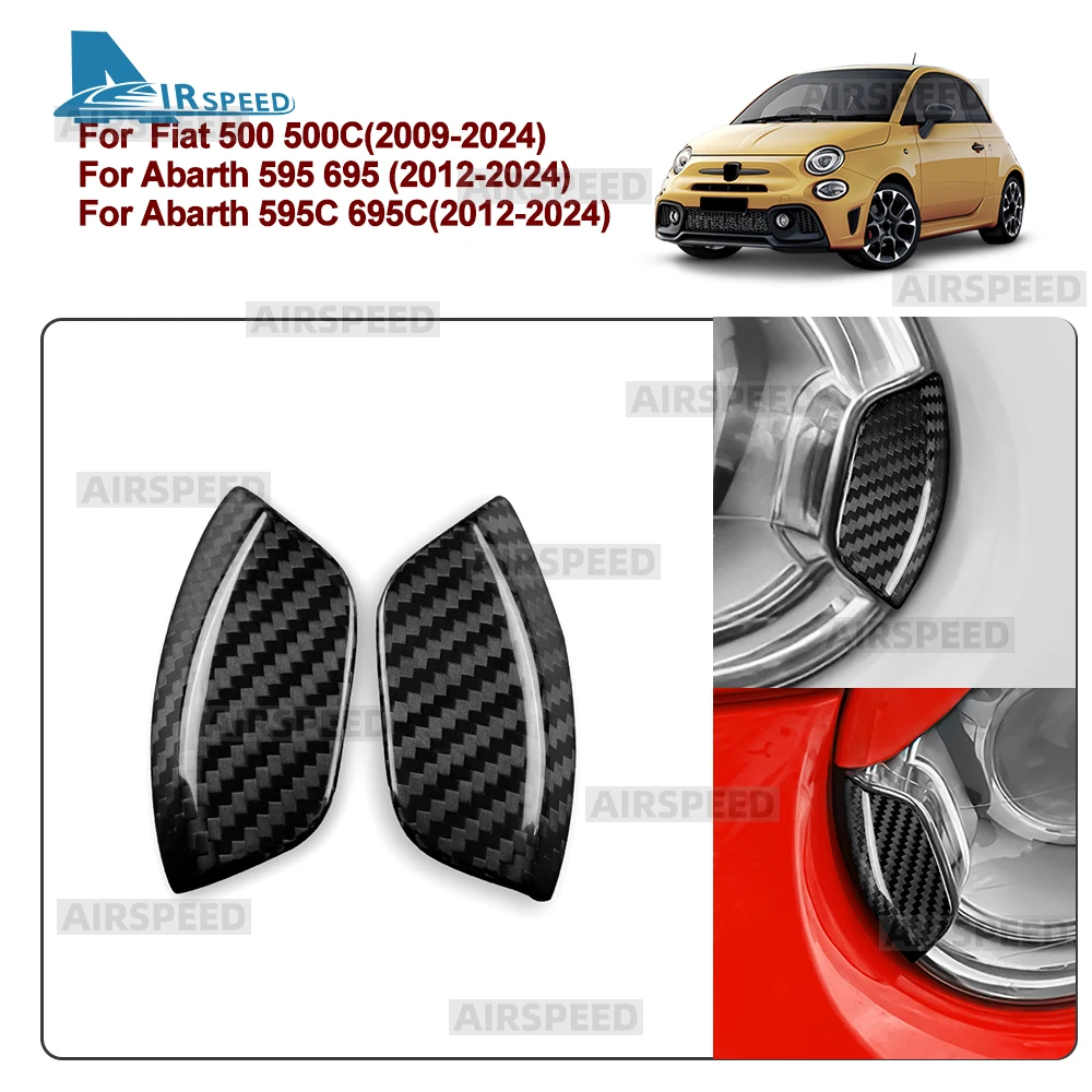 Наклейка из настоящего сухого карбона для Fiat 500 500C 2009-2024/Abarth 595 695 595C 695C 2012 2013 2014 2015 2016 2017 2018 2019 2020 2021 2022 2023 2024, накладка на фары автомобиля
Наклейка из настоящего сухого карбона для Fiat 500 500C 2009-2024/Abarth 595 695 595C 695C 2012 2013 2014 2015 2016 2017 2018 2019 2020 2021 2022 2023 2024, накладка на фары автомобиля