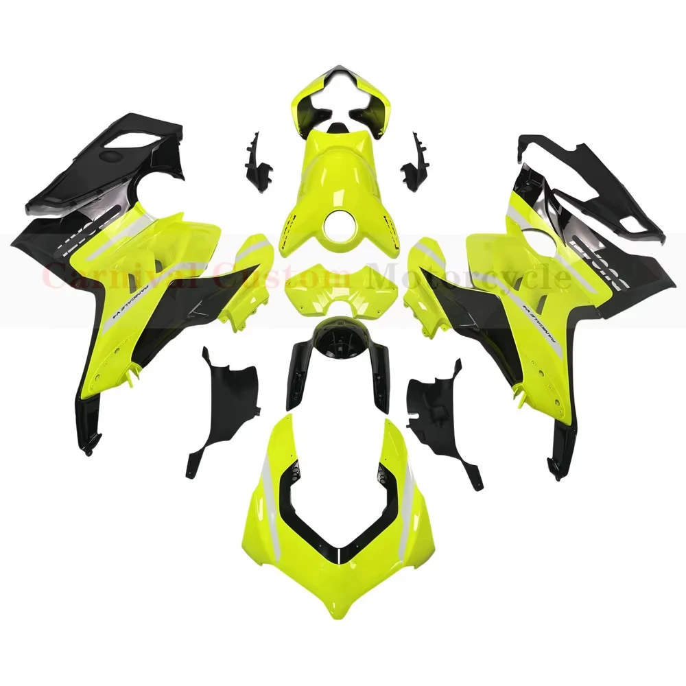 Yellow and Black Motorcycle full fairing kit For DUCATI Panigale V4 V4S V4R 2018 2019 2020 2021 2022 Body Kit Customizable Color
Yellow and Black Motorcycle full fairing kit For DUCATI Panigale V4 V4S V4R 2018 2019 2020 2021 2022 Body Kit Customizable Color