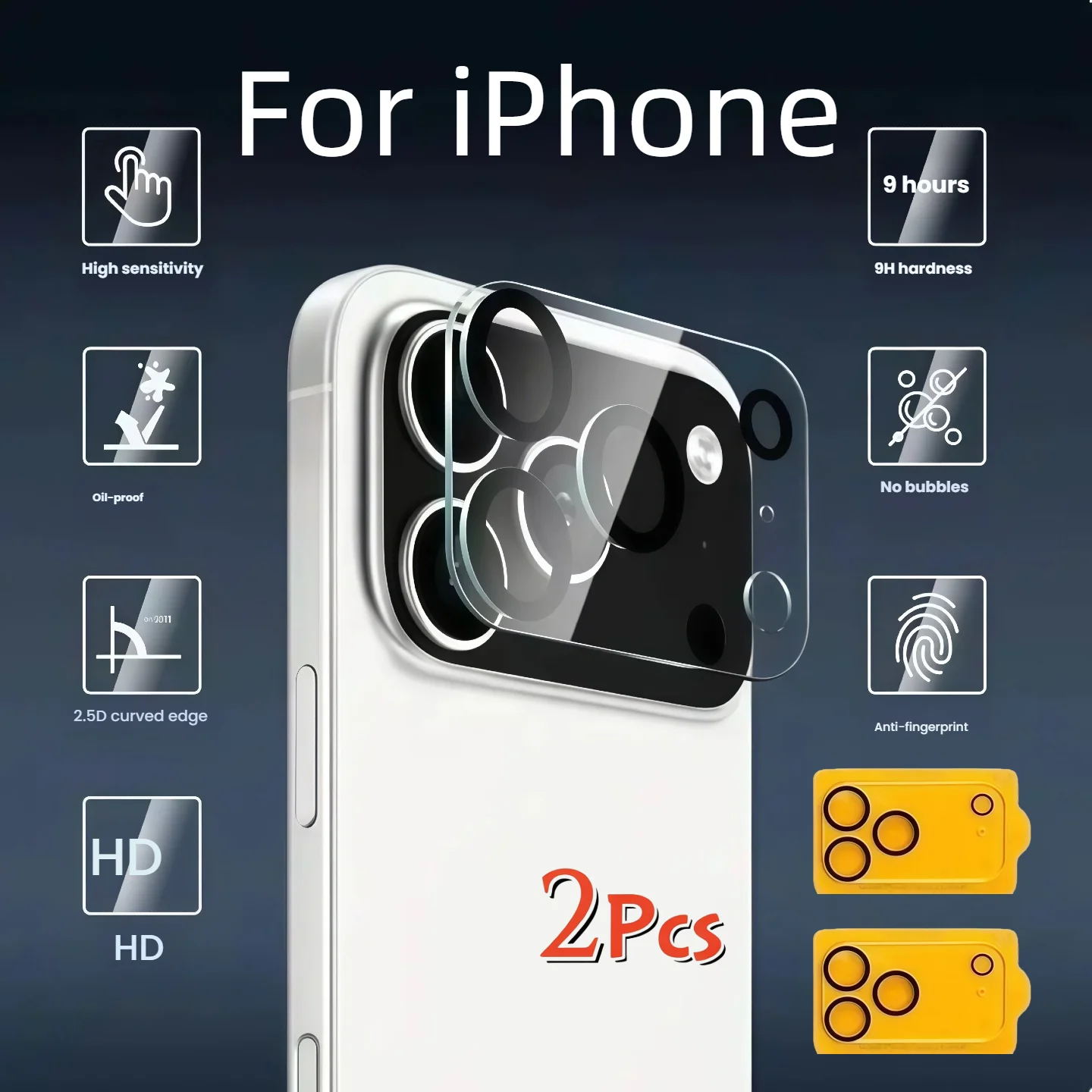 2Pcs For iPhone 17 Air 16e 16 15 14 13 12 11 Pro Max Plus Mini Mobile Rear Camera With Tempered Glass Protection 9H
2Pcs For iPhone 17 Air 16e 16 15 14 13 12 11 Pro Max Plus Mini Mobile Rear Camera With Tempered Glass Protection 9H