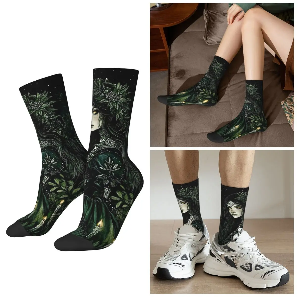 All Seasons Mystery Girl Dark Goth Style Socks Sport Middle Tube Socks Sweat Absorbing Stockings for Men Women Christmas Gifts
All Seasons Mystery Girl Dark Goth Style Socks Sport Middle Tube Socks Sweat Absorbing Stockings for Men Women Christmas Gifts