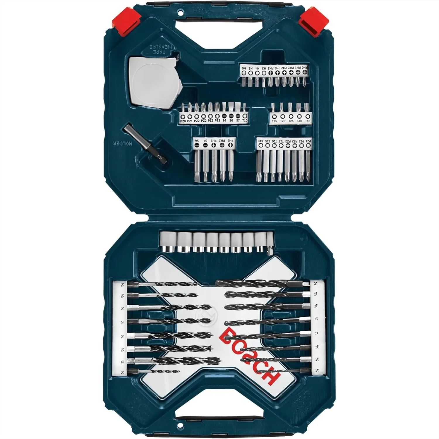 Drilling and Driving Mixed Set 65-Piece, Versatile Drill Bits & Driver Bits for Wood, Metal, Masonry, with Portable Case
Drilling and Driving Mixed Set 65-Piece, Versatile Drill Bits & Driver Bits for Wood, Metal, Masonry, with Portable Case