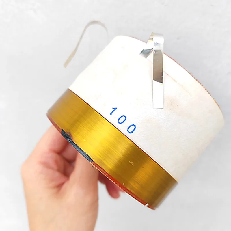100mm wave optical fiber pure aluminum flat wire low-frequency voice coil high-power speaker 100 cores 70mm height 8 ohms
100mm wave optical fiber pure aluminum flat wire low-frequency voice coil high-power speaker 100 cores 70mm height 8 ohms