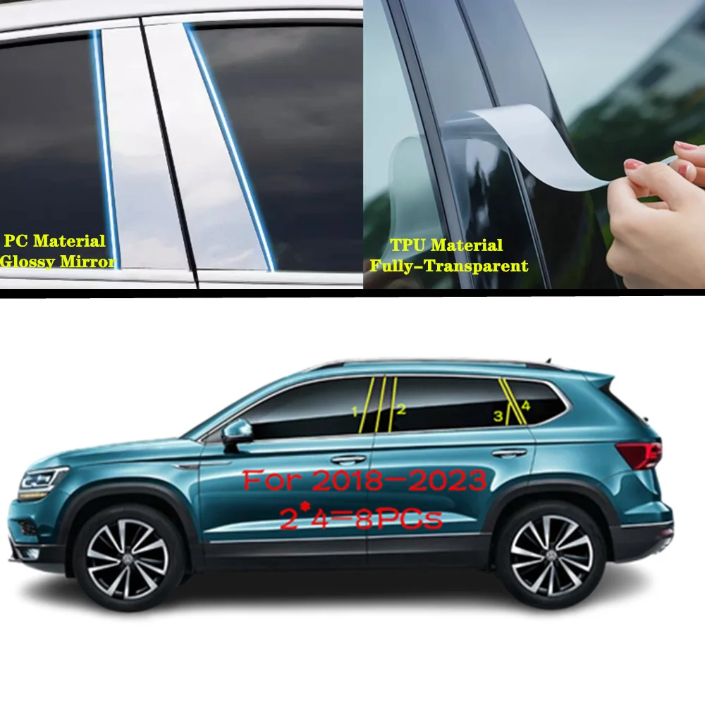 For Volkswagen VW Tharu 2018 2019-2023 Car TPU/Glossy Mirror Pillar Post Cover Door Trim Window Molding Sticker Accessories
For Volkswagen VW Tharu 2018 2019-2023 Car TPU/Glossy Mirror Pillar Post Cover Door Trim Window Molding Sticker Accessories