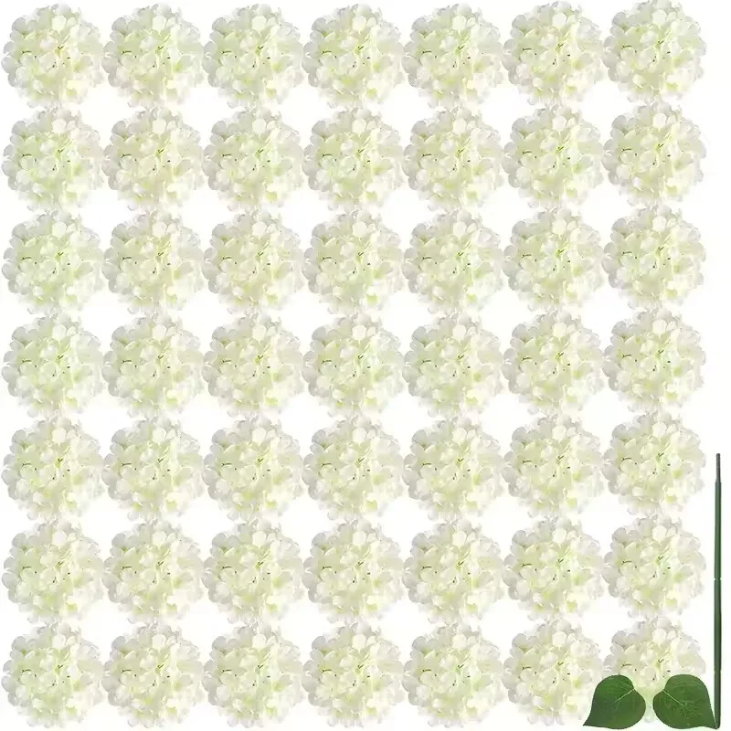50 Artificial Hydrangea Proposal Silk Hydrangea Flower Heads in Various Colors with Leaves Wedding Party Event Garden Decoration
50 Artificial Hydrangea Proposal Silk Hydrangea Flower Heads in Various Colors with Leaves Wedding Party Event Garden Decoration