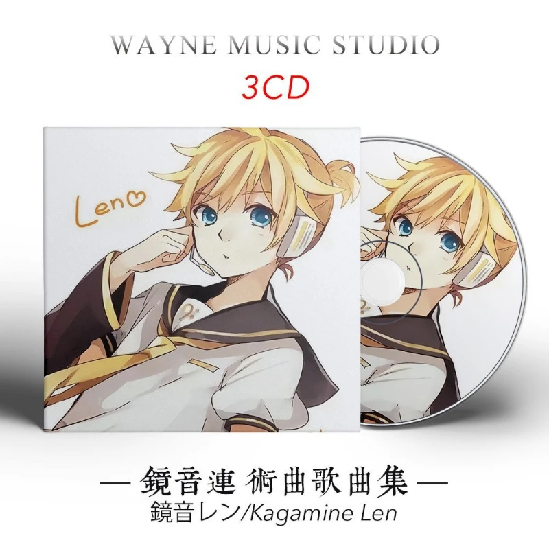 ACG Kagamine Len Music CD Greatest Hits Album Ready Steady 3pcs Music Record Cosplay Walkman Car Soundtracks Box Party Music
ACG Kagamine Len Music CD Greatest Hits Album Ready Steady 3pcs Music Record Cosplay Walkman Car Soundtracks Box Party Music