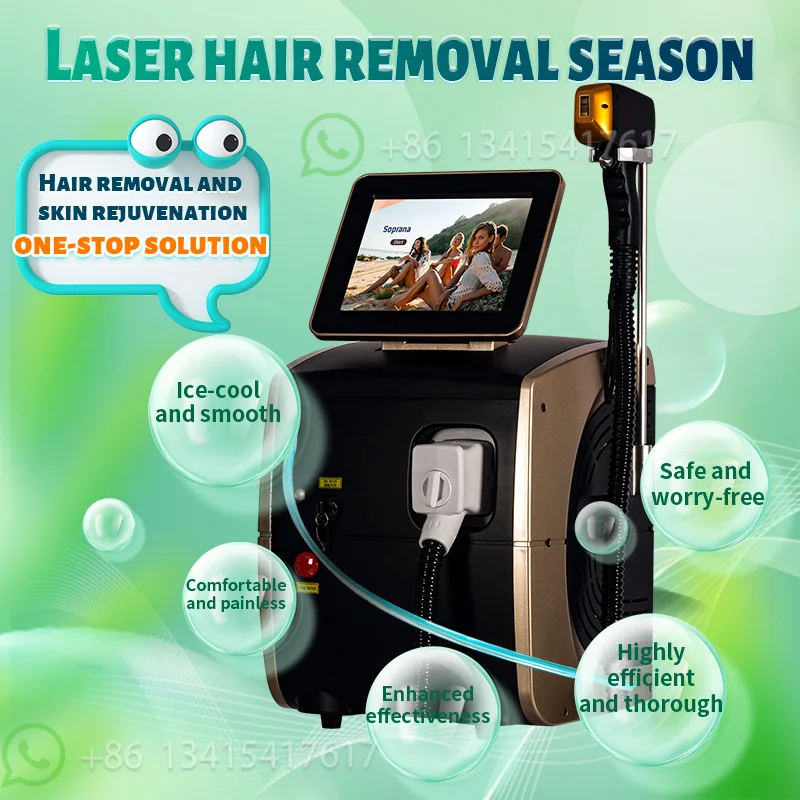 Depiladora Laser Painless Permanen 3 Wavelength Diode Laser Hair Removal Machine 808NM Ice Platinum Cooling System Beautiful
Depiladora Laser Painless Permanen 3 Wavelength Diode Laser Hair Removal Machine 808NM Ice Platinum Cooling System Beautiful