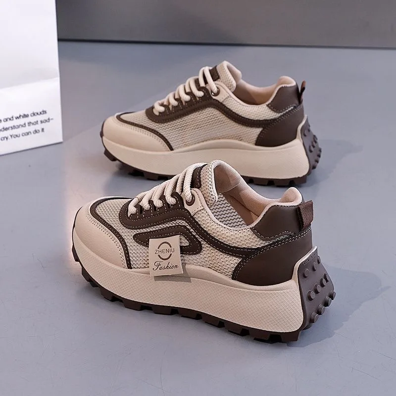 2026 Women Mesh Chunky Sneakers Breathable Lace Up Height Increasing Women Casual Vulcanized Shoes Running Shoes Chaussure Femme
2026 Women Mesh Chunky Sneakers Breathable Lace Up Height Increasing Women Casual Vulcanized Shoes Running Shoes Chaussure Femme