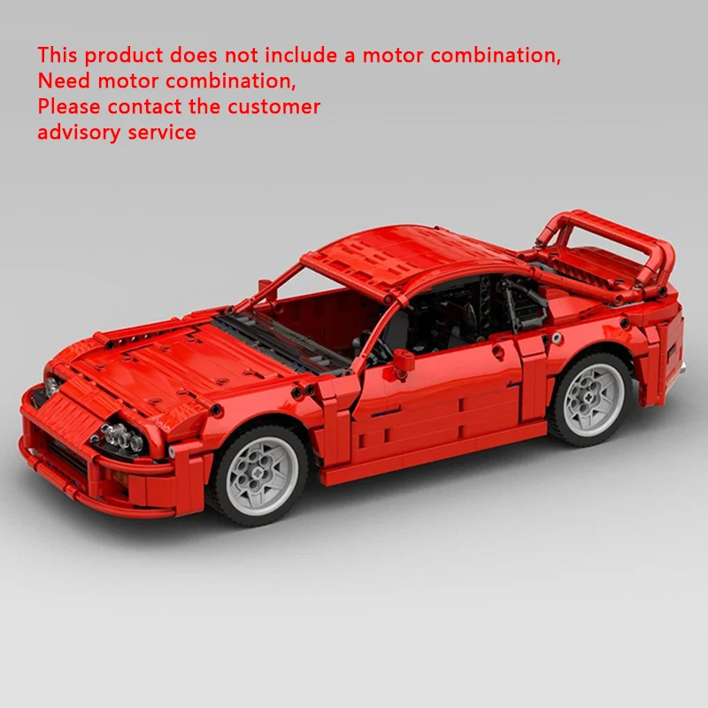 Speed Racing Car Model MOC Building Bricks MK4 (1:12) Red Hypercar Modular Technology Children Holiday Gifts Assemble Toys Suit
Speed Racing Car Model MOC Building Bricks MK4 (1:12) Red Hypercar Modular Technology Children Holiday Gifts Assemble Toys Suit