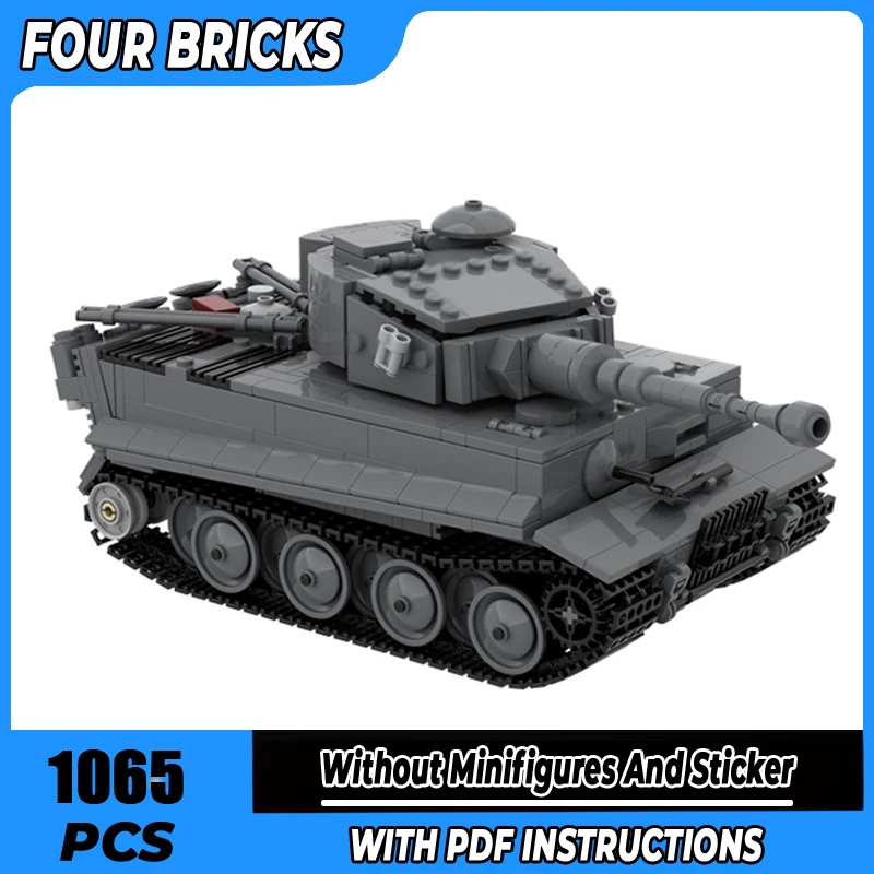 Строительные блоки Moc WW2, тигр i, технология, модульные кирпичи, модель, подарки, рождественские игрушки, наборы «сделай сам», сборка
Строительные блоки Moc WW2, тигр i, технология, модульные кирпичи, модель, подарки, рождественские игрушки, наборы «сделай сам», сборка