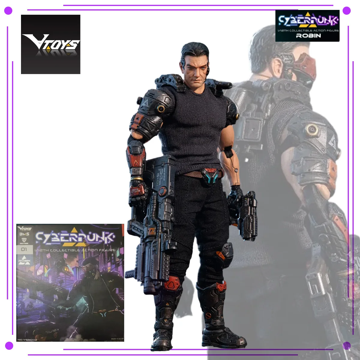 VTOYS Original 1/12 Finished Movable Cyberpunk Robin Action Figure Model Kit Collectible Gift for Friend Anime Toys
VTOYS Original 1/12 Finished Movable Cyberpunk Robin Action Figure Model Kit Collectible Gift for Friend Anime Toys