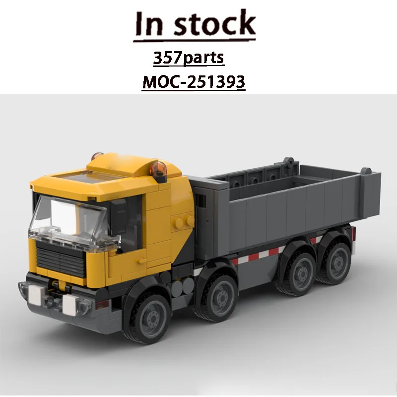 MOC-251393City Cement Building Semi-Trailer Dump Truck Building Block Model 357parts Boys Children's Birthday Christmas Toy Gift
MOC-251393City Cement Building Semi-Trailer Dump Truck Building Block Model 357parts Boys Children's Birthday Christmas Toy Gift