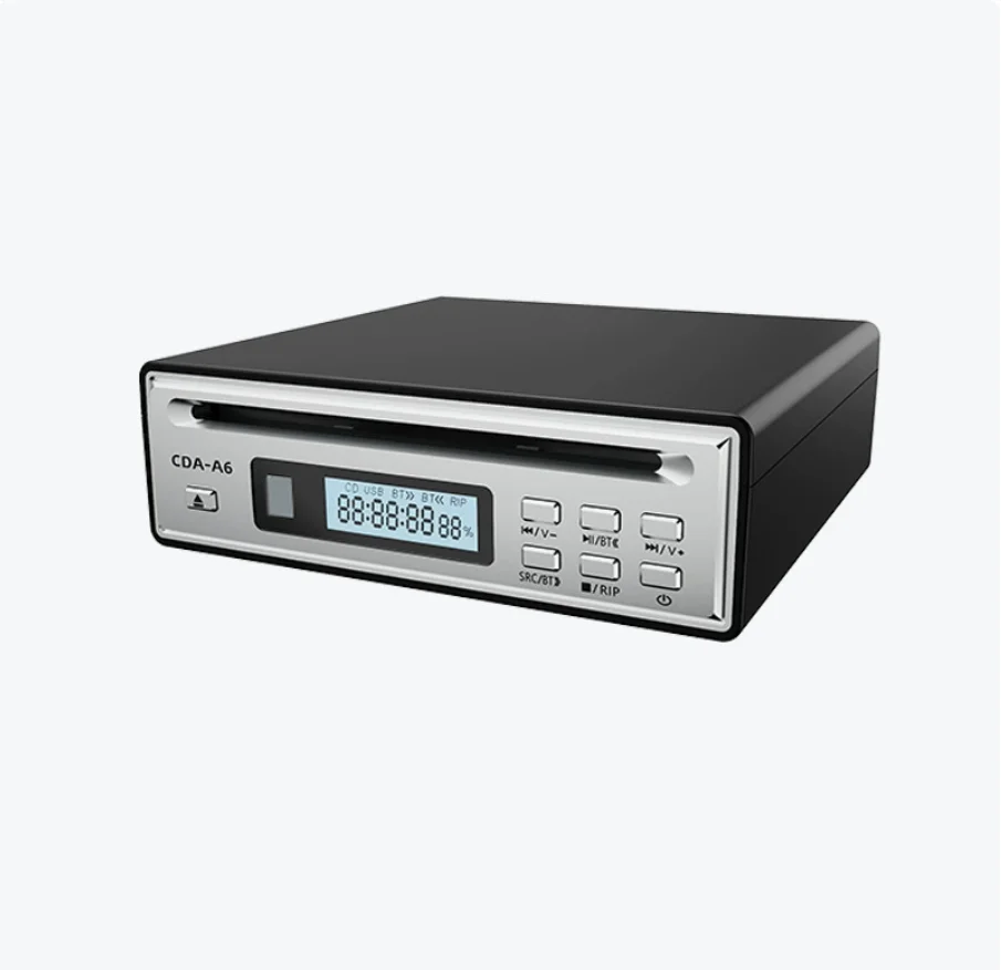 Portable Bluetooth CD Player Home CD Ripper HiFi Audio CD Player Desktop CD Player with Bluetooth Input and Output
Portable Bluetooth CD Player Home CD Ripper HiFi Audio CD Player Desktop CD Player with Bluetooth Input and Output