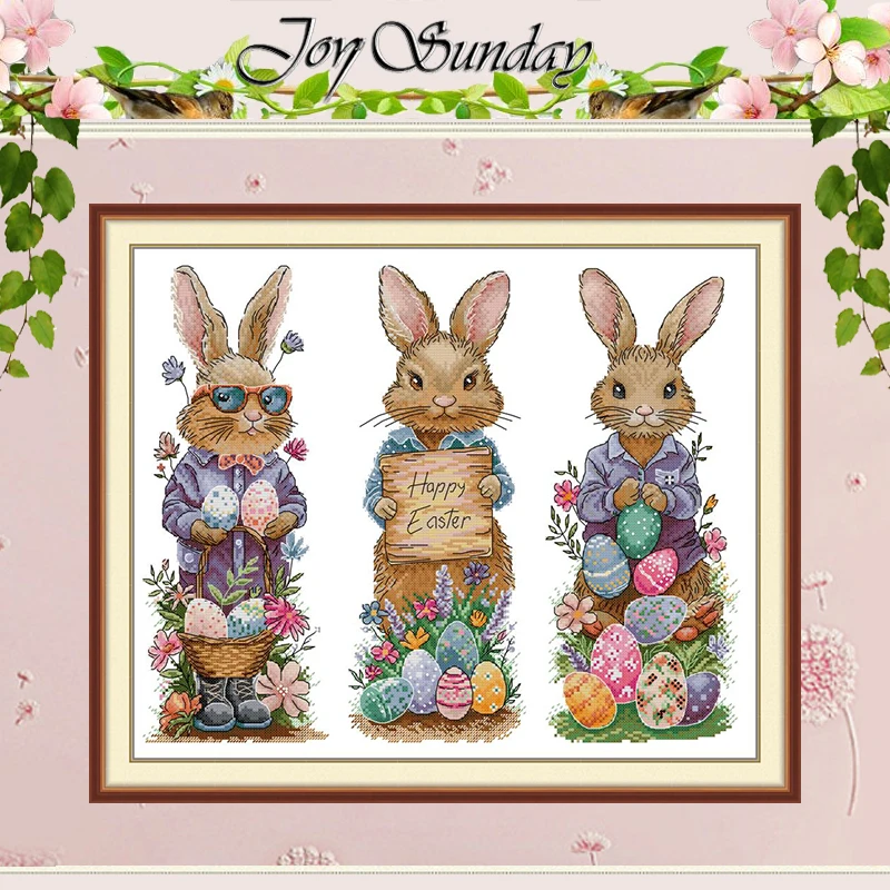 Три маленьких кролика на пасхальных узорах, набор для вышивки крестом 11CT 14CT 16CT, штампованный набор для вышивки крестом, вышивка, рукоделие
Три маленьких кролика на пасхальных узорах, набор для вышивки крестом 11CT 14CT 16CT, штампованный набор для вышивки крестом, вышивка, рукоделие