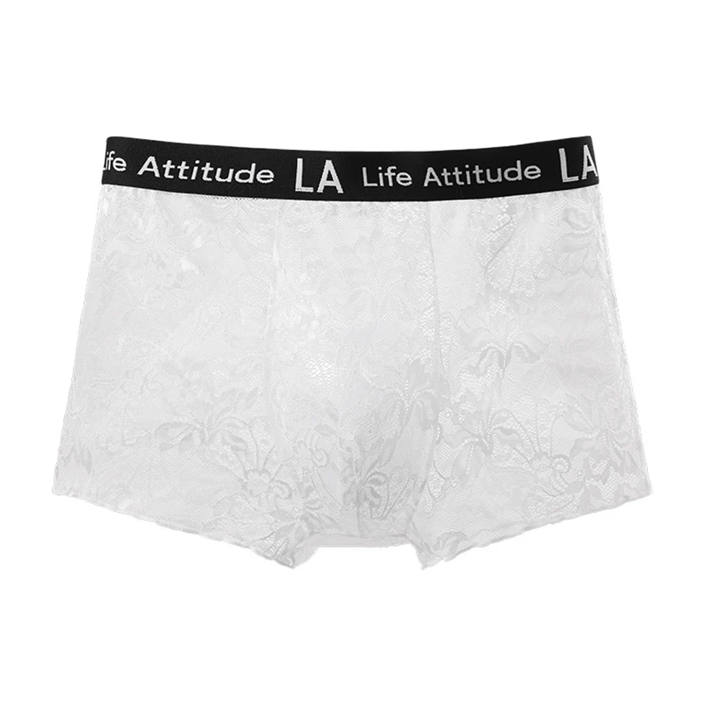 Men's Sheer Lace Boxer Briefs Breathable Floral Mesh Underwear Elastic Waistband Sexy Comfortable Daily Panties
Men's Sheer Lace Boxer Briefs Breathable Floral Mesh Underwear Elastic Waistband Sexy Comfortable Daily Panties