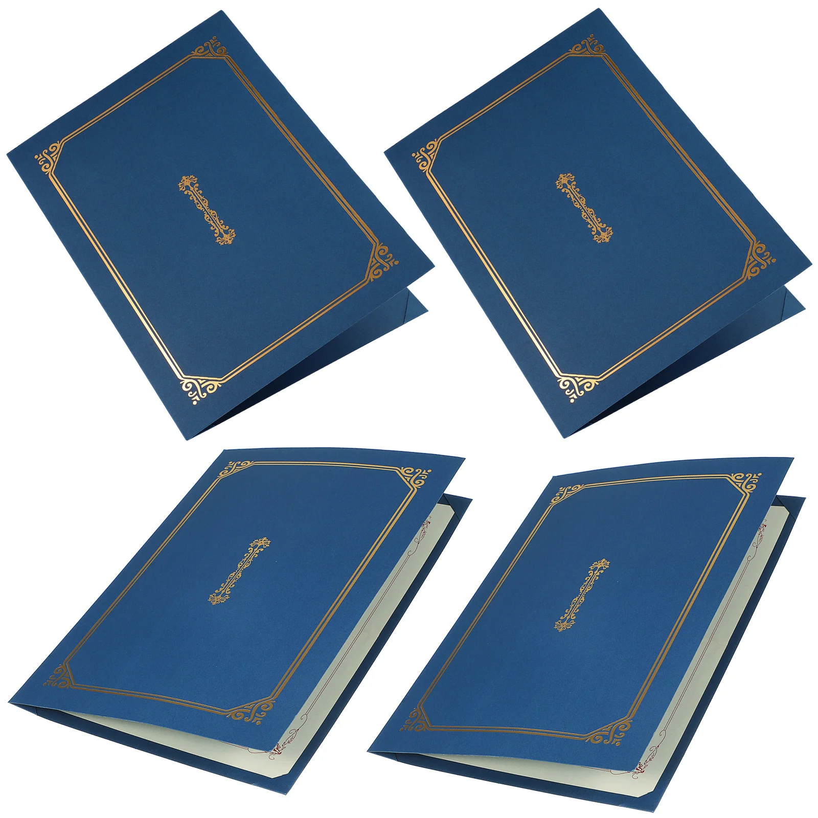 4Pcs Certificate Holders Navy .8x22.5cm Hot Stamped Diploma Cover for College Awards Home Office School
4Pcs Certificate Holders Navy .8x22.5cm Hot Stamped Diploma Cover for College Awards Home Office School