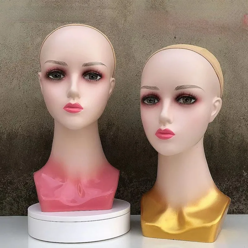 Model Head Female Head Mold Manikin Mannequin Stand and Holder for Hair Hats Glasses jewelry Display Prop
Model Head Female Head Mold Manikin Mannequin Stand and Holder for Hair Hats Glasses jewelry Display Prop